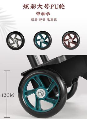 1VPR购物车买菜小拉车家用拉杆车快递推车拖车超市折叠便携拉货手