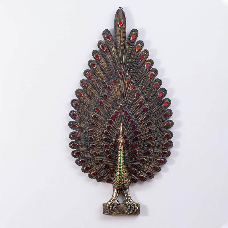 东南亚孔雀软装饰品泰式风情墙面装饰木雕挂件民宿壁饰墙饰,畜牧/养殖物资,畜牧/养殖器械,淘宝优惠券,粉丝福利购,淘宝优惠卷