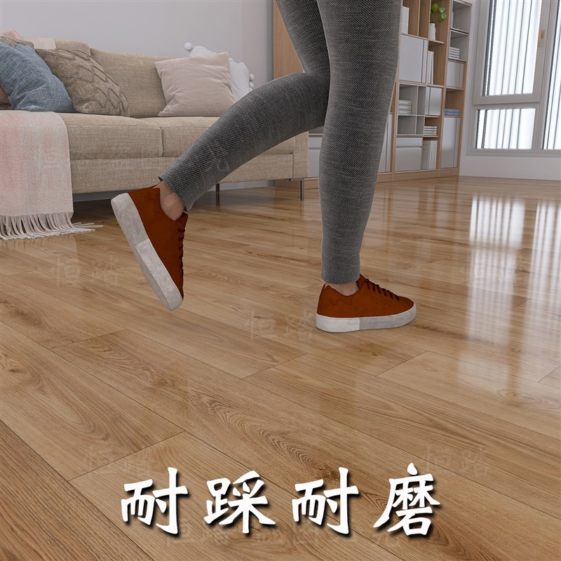 木纹地板贴厨房地垫防滑防油可擦免洗客厅2025新款地毯卧室地板革