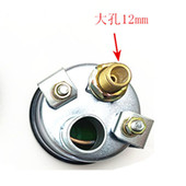 和平EQ153单针气压表汽车农用车八吨轻卡改装 压力表大孔小孔