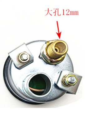 和平EQ153单针气压表汽车农用车八吨轻卡改装压力表大孔小孔