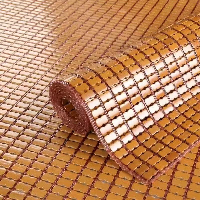 夏季麻将凉席碳化1.8m床1.5m竹席0.8m单人学生宿舍折叠麻将席