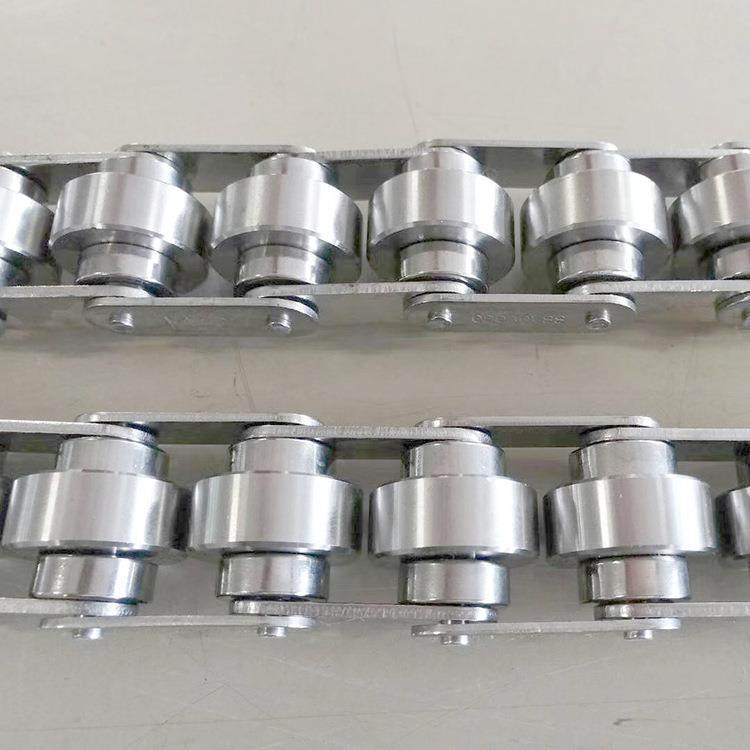不锈钢双轴心导轨工业链条C2040VSS双节距输送链传动链条链轮