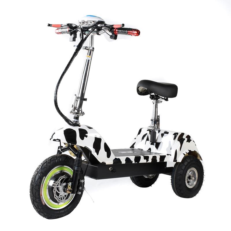 M4迷你折叠代步车坐骑便携式三轮电动滑板车迷你电车