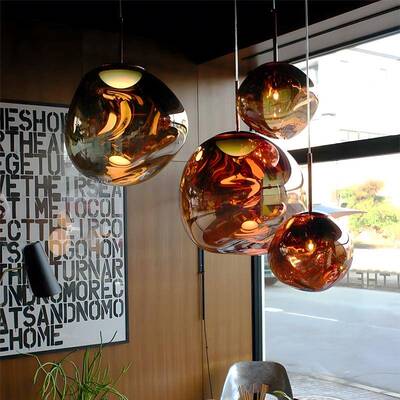 北欧创意网红Melt熔岩餐厅吊灯客厅吧台别墅样板房展厅复式楼轻奢