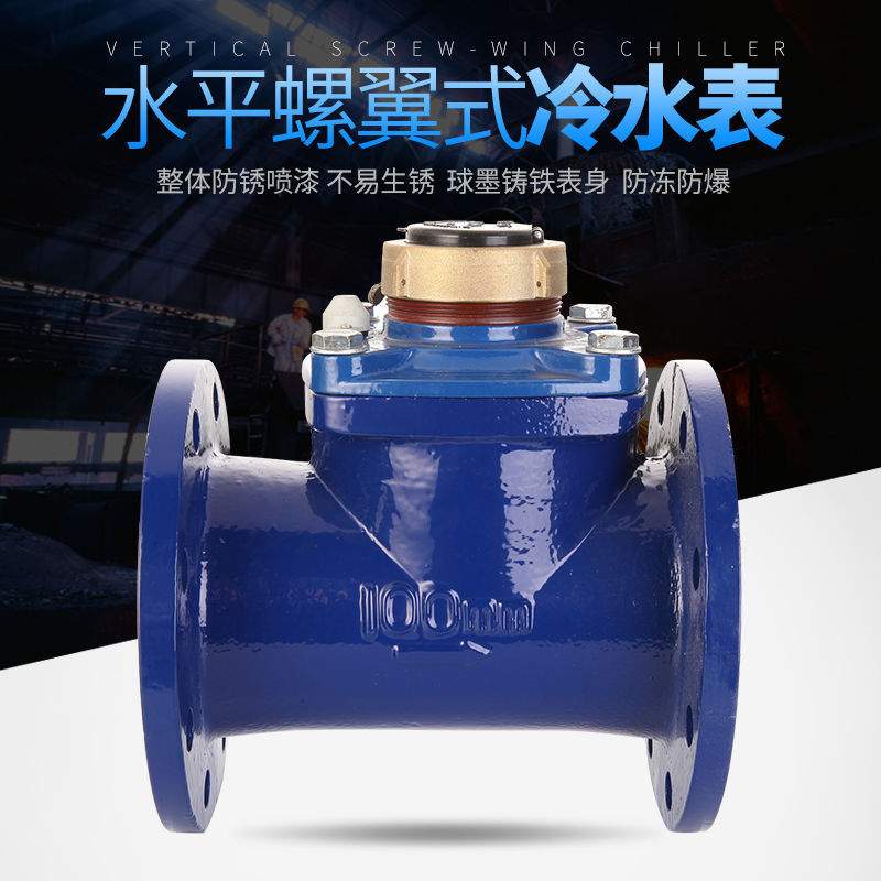 LXLC水表DN80 100 150法兰水表 可拆式水表干式水表 防冻污水水表