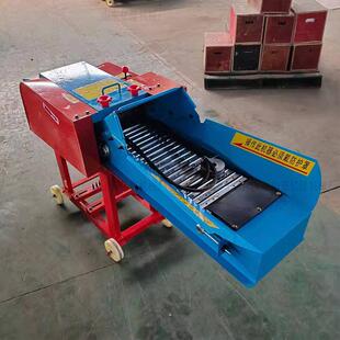 喂鸡鸭鹅超细铡草柔丝机皇竹草牧草粉碎打浆机干草青草铡草机