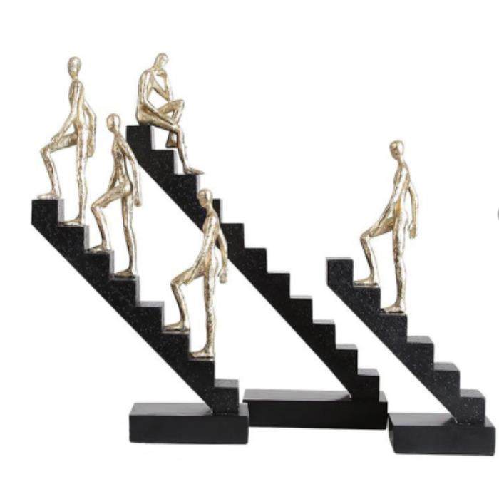 现代简约创意上楼梯人摆件样板房售楼处家居桌面电视柜书架饰品,自行车/骑行装备/零配件,更多零件/配件,淘宝优惠券,粉丝福利购,淘宝优惠卷