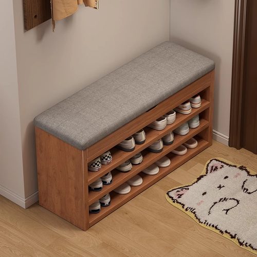 实木换鞋凳家用门口可坐鞋架入户