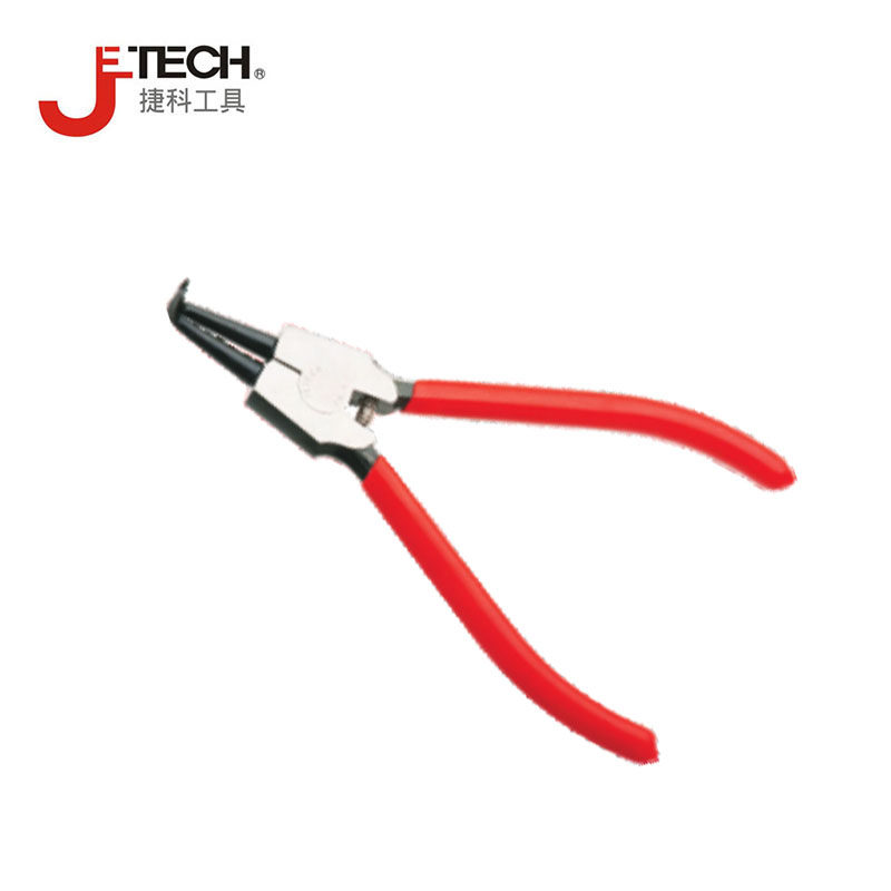 捷科工具单色柄挡圈卡簧钳孔用弯头内卡SR-7C轴用弯头外卡SR-7D