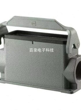 19300240292 harting哈丁连接器 24针单扣封底下壳2M32 HAN 24B