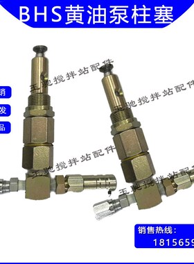 BHS搅拌机混凝土配件 油脂泵泵芯心 JS3000主机电动润滑油泵柱塞