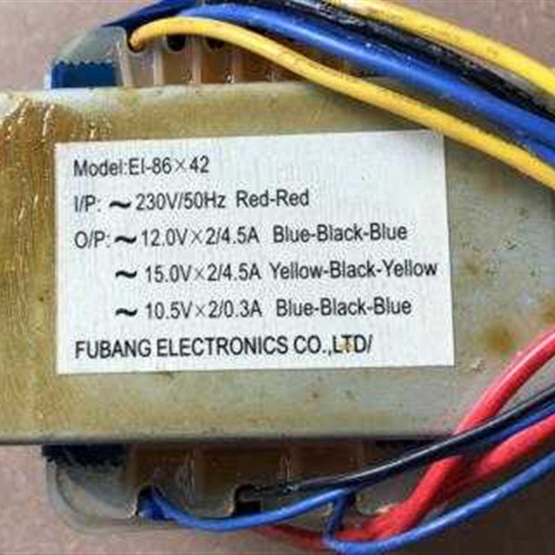 定做特殊电源变压器EI86X42 230V转12Vx2 15Vx2 10.5Vx2 变压器