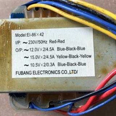 定做特殊电源变压器EI86X42 230V转12Vx2 15Vx2 10.5Vx2 变压器
