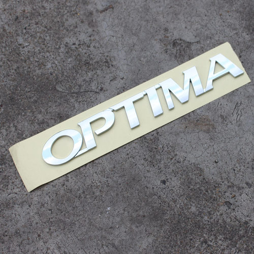 适配起亚k5后备箱尾箱盖字标英文字母optima车贴标志个性车标改装