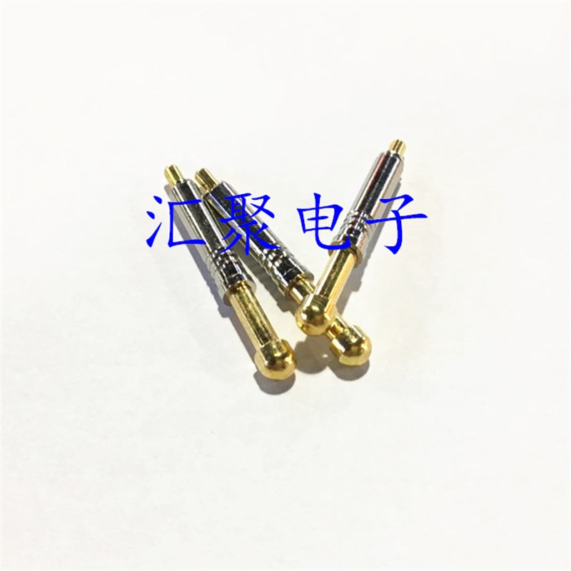 铜料测试针PH-45D/PH-6D(圆头)4.5mm探针 弹簧针 一体式顶针
