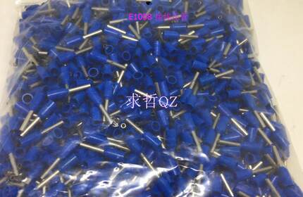 单线管型预绝缘端子TE-1008 冷压接线端头 铜鼻子16-14/10/14