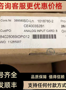 议价CE4003S2B1模块卡件PLC