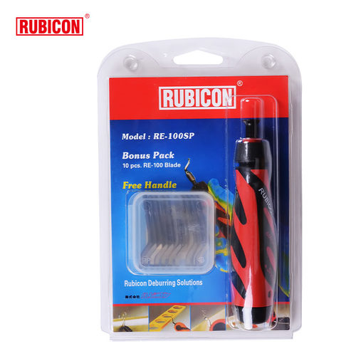 日本罗宾汉RUBICON 进口刮刀修边刀铝铜材塑料修边器套装RE-100SP