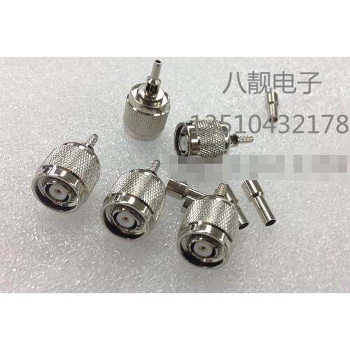 TNC-RP-J1.5 射频连接器 TNC反接公头 焊接50-1.5线缆 全铜质材