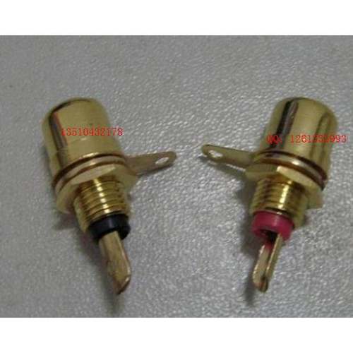 莲花母座 AV 音频 功放 rca 莲花母插座 音箱插头端子优质镀金