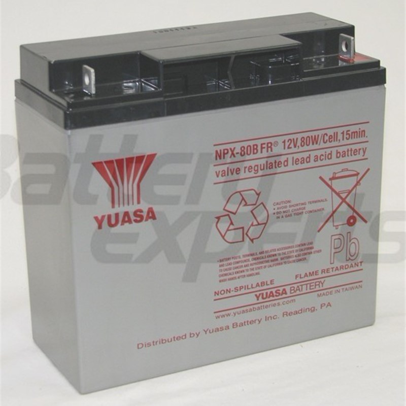 YUASA汤浅NPX-80BFR 12V80W/17.2AH船舶设备/医疗设备/黑匣子电池