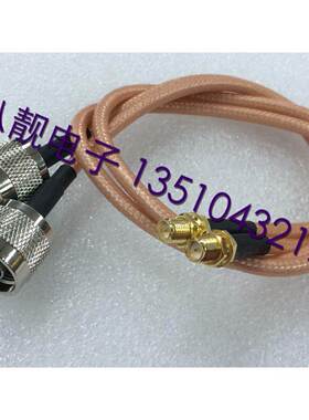 射频RP-N/SMA-JK同轴RG142双屏蔽镀银AP跳线N公转SMA母反接50-3线