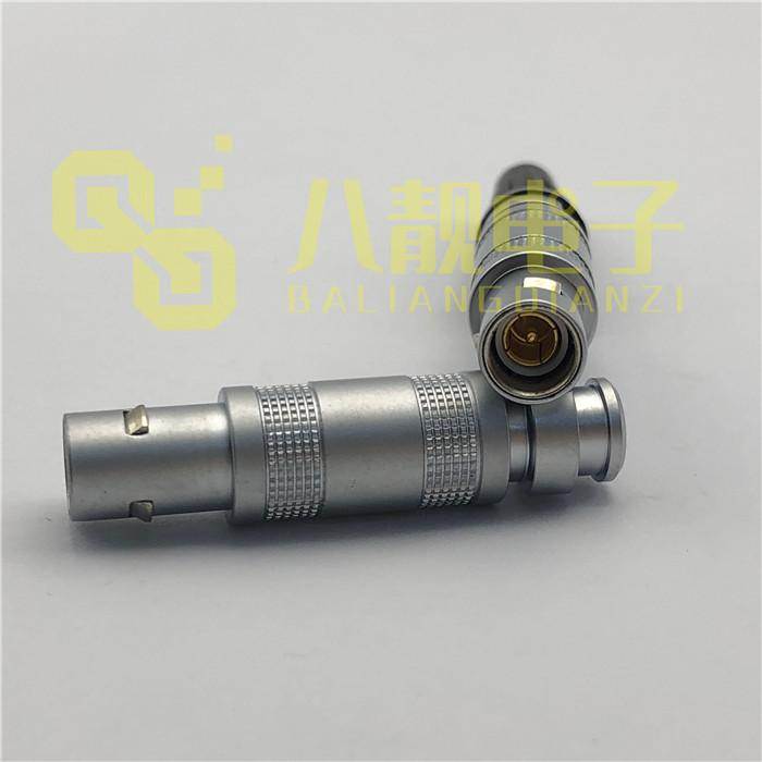 兼容雷莫航空插头三同轴连接器FFA 0S 650双同轴TFA单芯公针LEMO