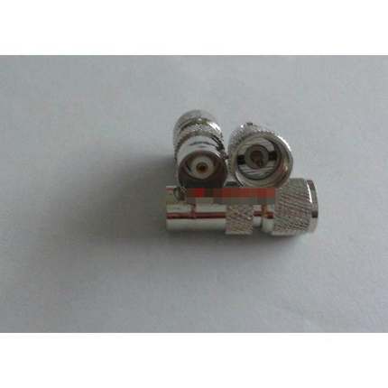 迷你UHF(SL16)-J/Q9-K高频转接头 BNC母转MINI UHF公射频转换接头