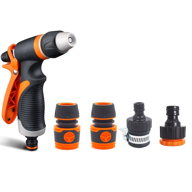 浇花喷头多功能花园浇水洒水喷枪宠物洗澡花洒家庭洗车喷水枪套装