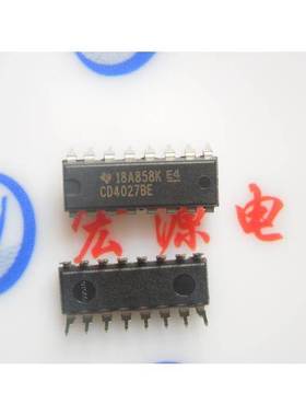 直插 CD4027BE 双J-K主从触发器 DIP-16 CD4027