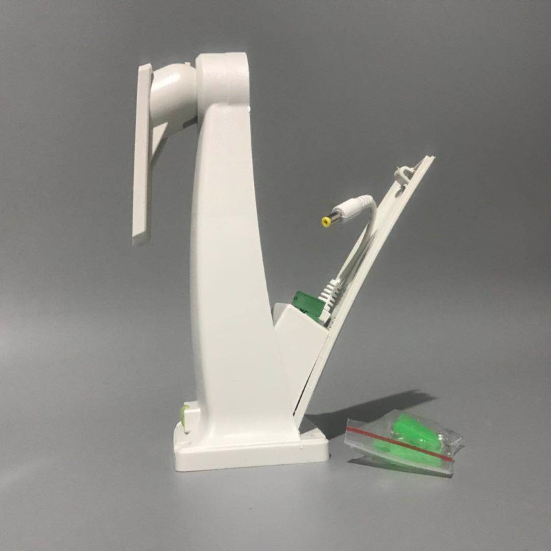 监控支架电源三合一12v2a室外防水盒电源一体式塑料鸭嘴支架藏线