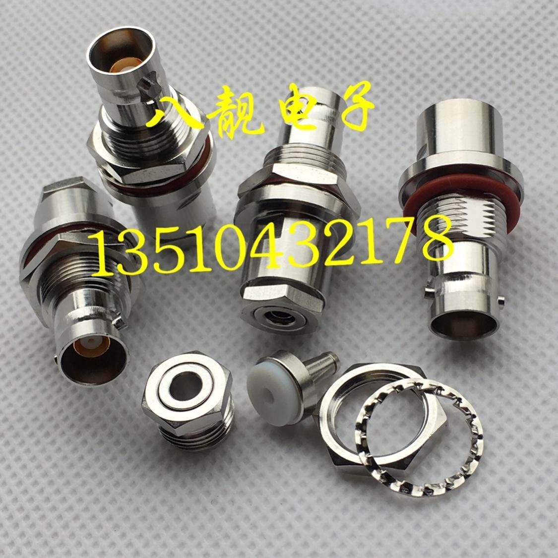 1533B同轴连接器CJ70-47三同轴BNC-KY穿墙固定母头接线两卡口BNC