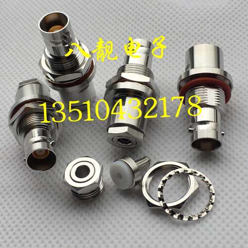1533B同轴连接器CJ70-47三同轴BNC-KY穿墙固定母头接线两卡口BNC