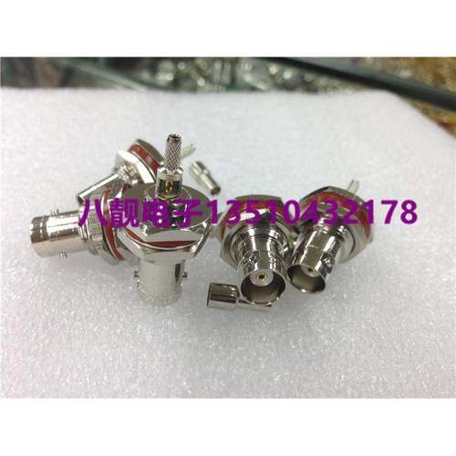 50欧BNC-KY-1.5 BNC母头内孔铜材优质货 螺母垫片防水圈适配RG316