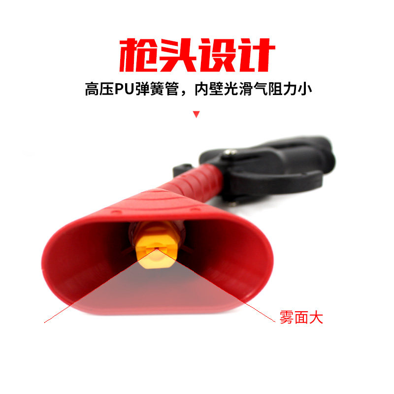 喷雾蜡水枪水蜡水泡沫机专用喷头自洁素免擦拭洗车驱水喷淋喷枪