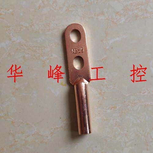 火炬 DT-25 SY双孔铜鼻子 铜接线端子25平方 酸洗堵油式 国标20只