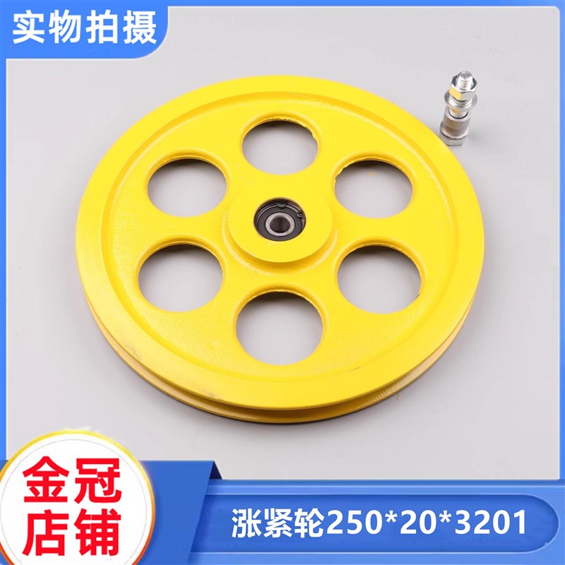 通力电梯涨紧轮 250*20*3201/6201张紧装置 限速器涨紧轮电梯配件