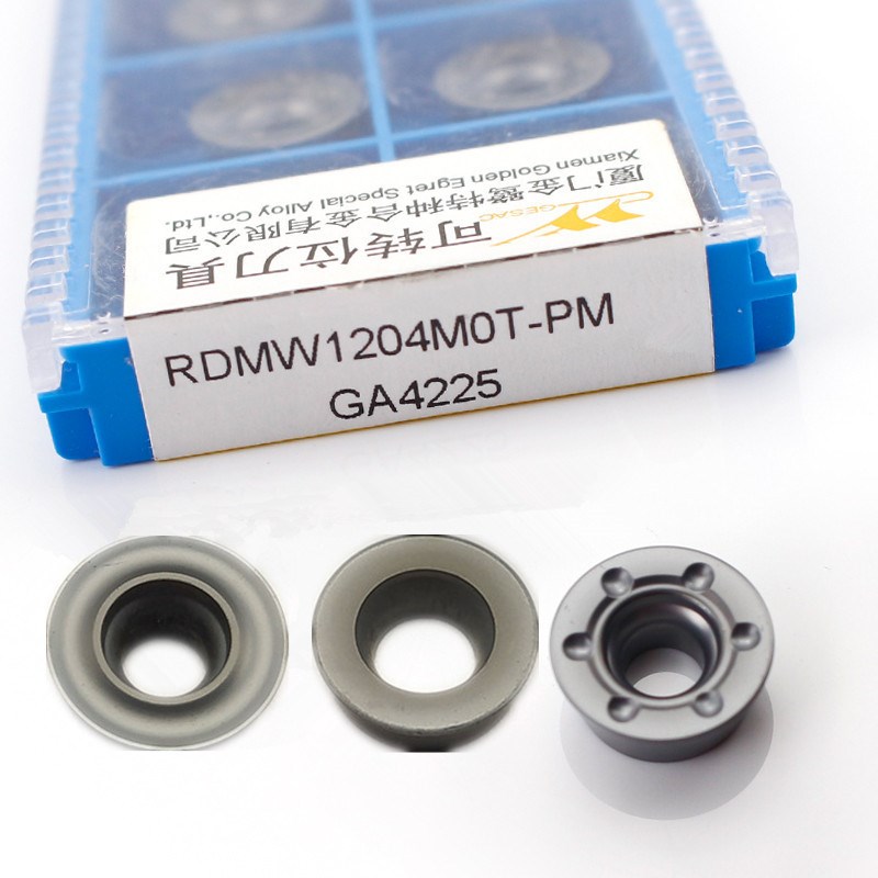 RDMW1204MOT数控铣刀片 硬质合金R5R6不锈钢模具PM GA4225 GA4230