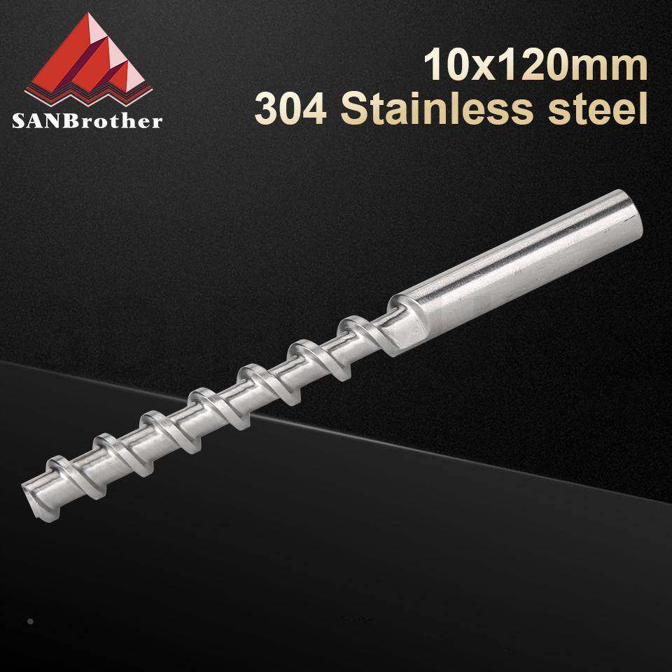 3D打印机配件陶泥颗粒粉末挤出机微型螺杆10*120MM喉管送进料料杆