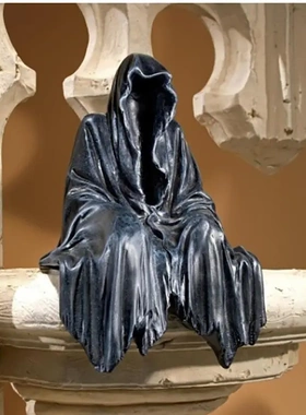 黑衣诡秘之主神秘黑衣服摆件 居家装饰树脂摆件幕后黑手