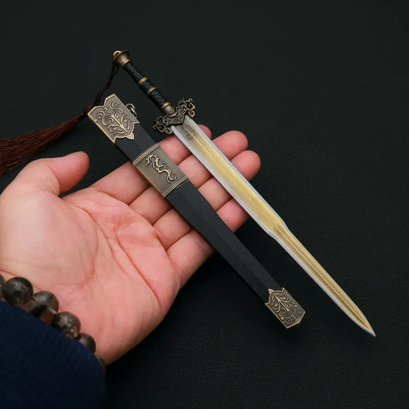 武器模型十大名太阿22m带鞘全金属工艺品摆件