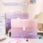 a4手提式 风琴包学生专用卷子收纳袋 文件夹试卷袋多层大容量手拎式