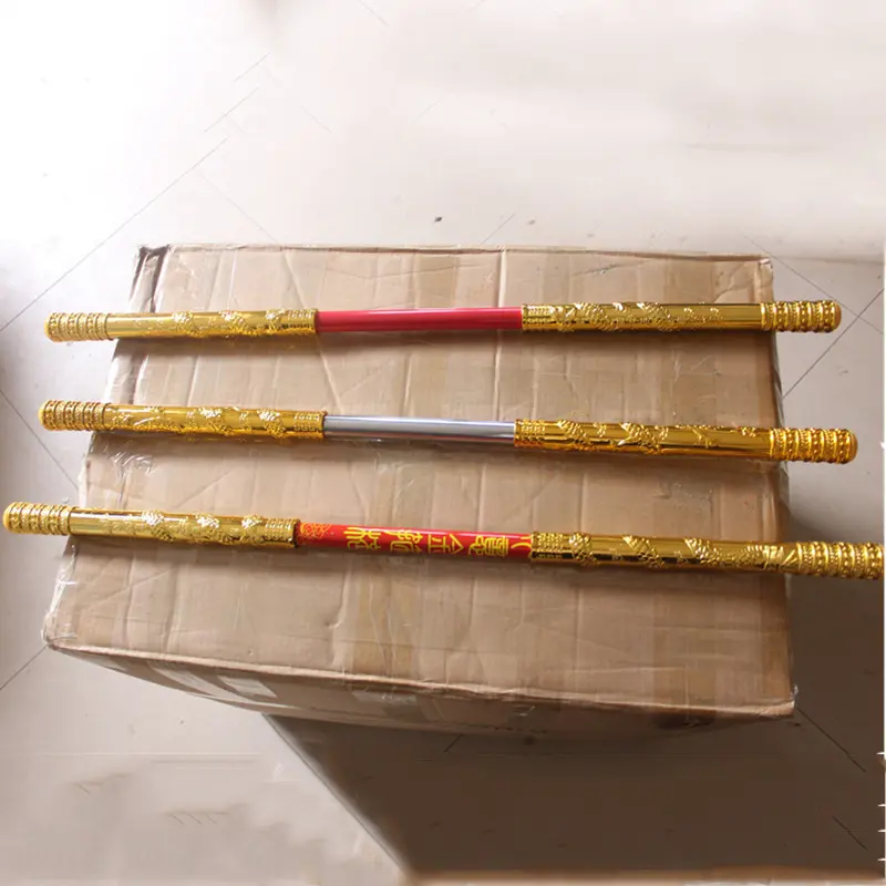 孙悟空伸缩金箍棒玩具少儿紧箍咒万圣节红色黄色斗篷烫金布披风