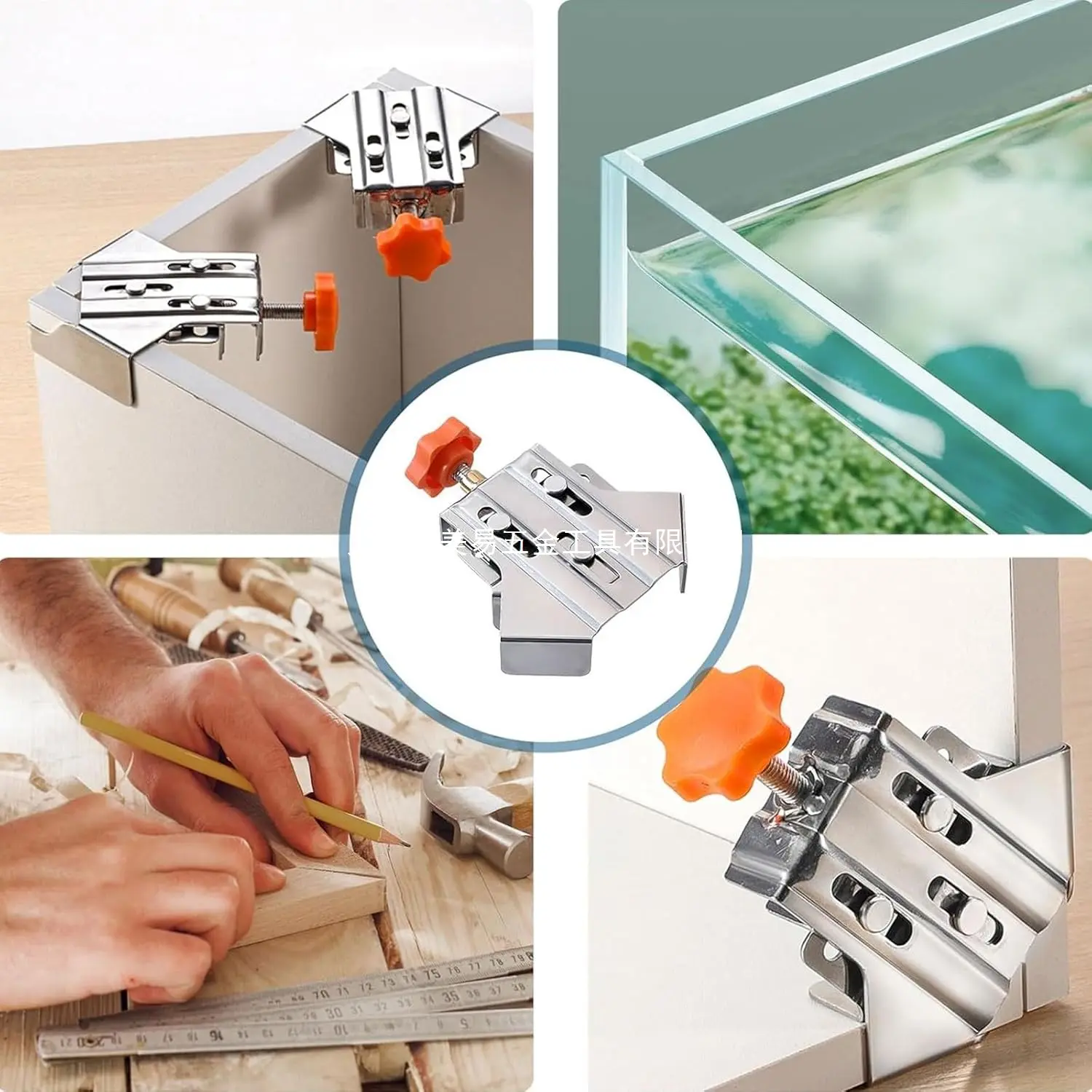 直角固定器90度焊接固定夹木工焊工夹子夹具工具不锈钢直角夹