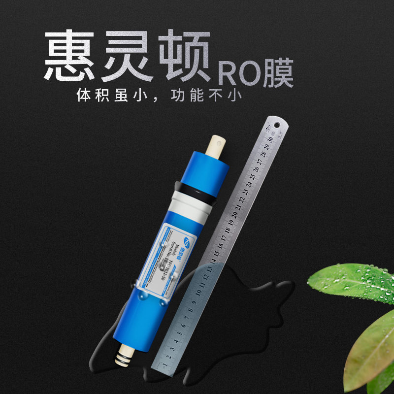 惠灵顿HID家用反渗透净水器RO膜滤芯 纯水机直饮水机75G通用配件