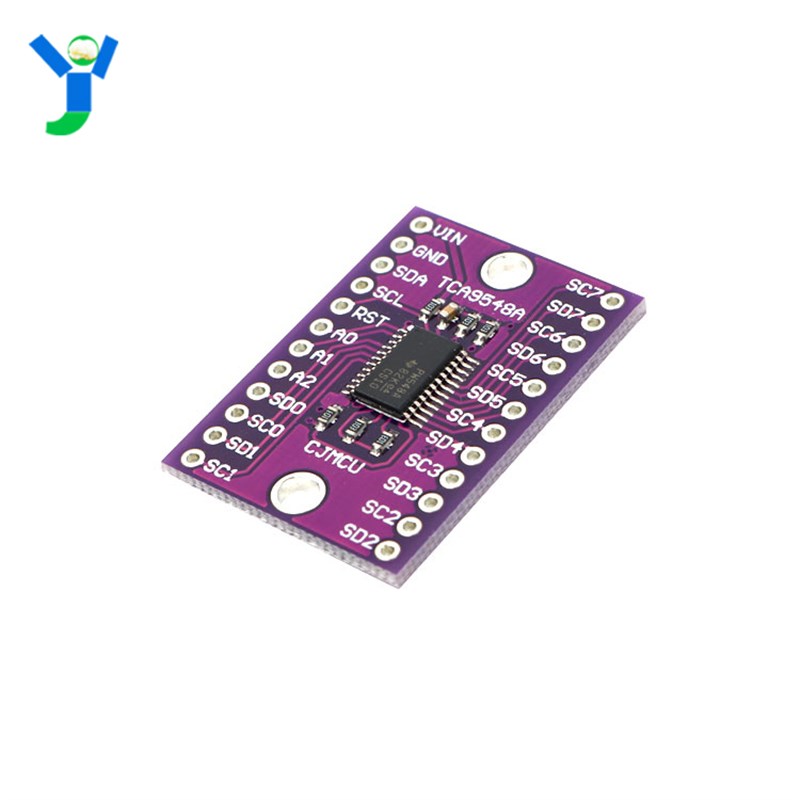 TCA9548A IIC多路扩展模块 8路I2C通信I2C开关开发板/带覆位功能
