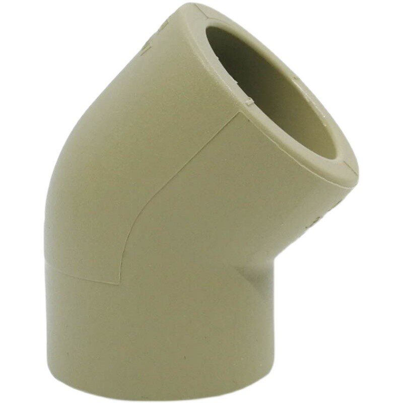 PPR45度弯头 加厚热熔管45度小弯头 家用自来水管45弯配件20 25