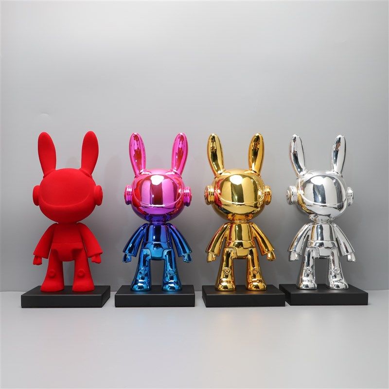 欧式卡通太空兔子电视柜摆件客厅茶几样板房玄关儿童房家居装饰品,标准件/零部件/工业耗材,输送带/传送带,淘宝优惠券,粉丝福利购,淘宝优惠卷