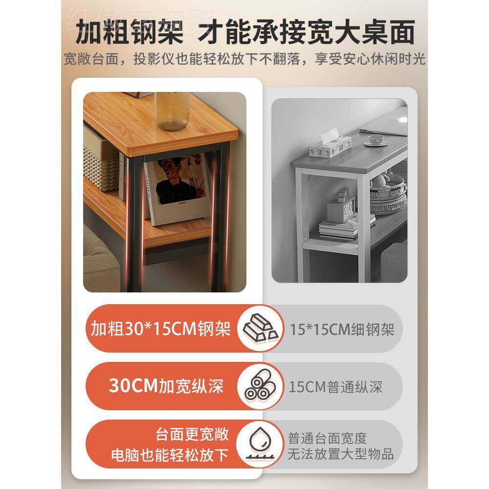 沙发后物架床边柜床墙头床MWZ尾收床置缝窄缝纳柜靠客厅家用长条